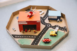 Model of the fire station